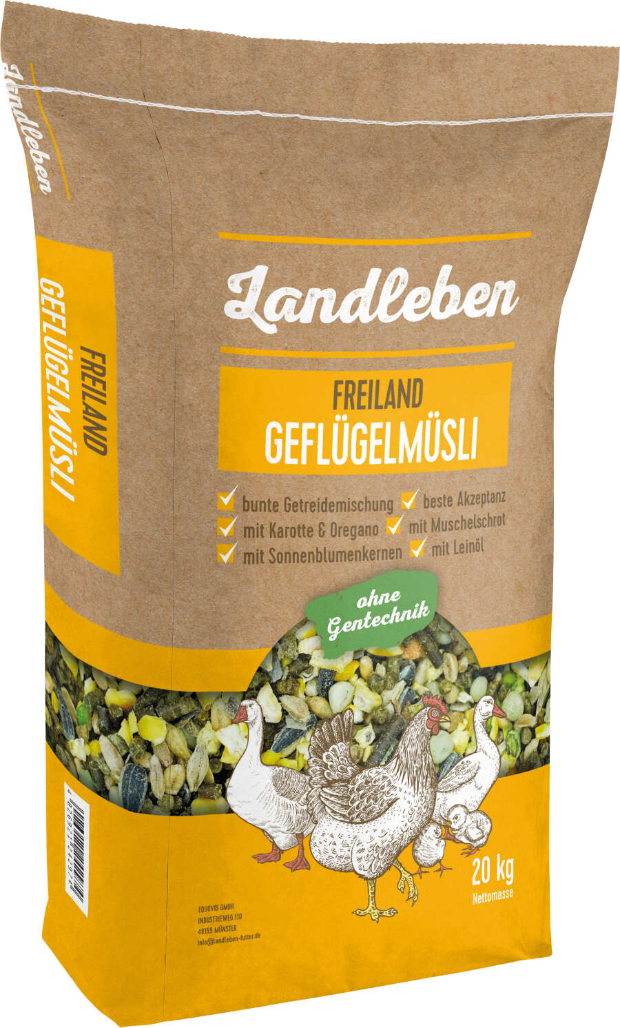 Höveler Landleben Freiland Geflügel Müsli 