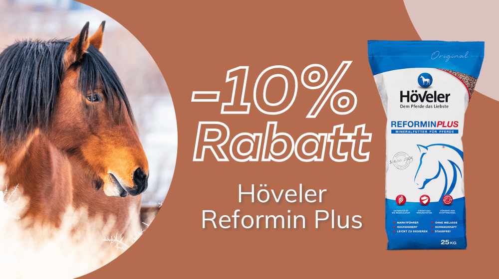 10 % Rabatt auf Höveler Reformin Plus Pferdefutter