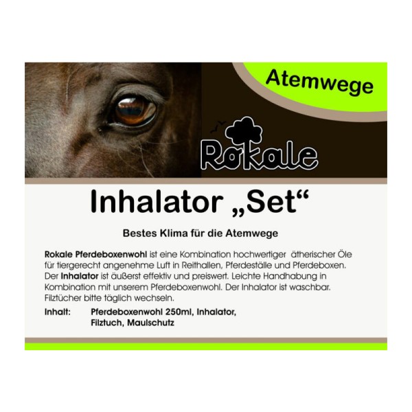 Rokale Inhalator inkl. 250 ml Pferdeboxenwohl