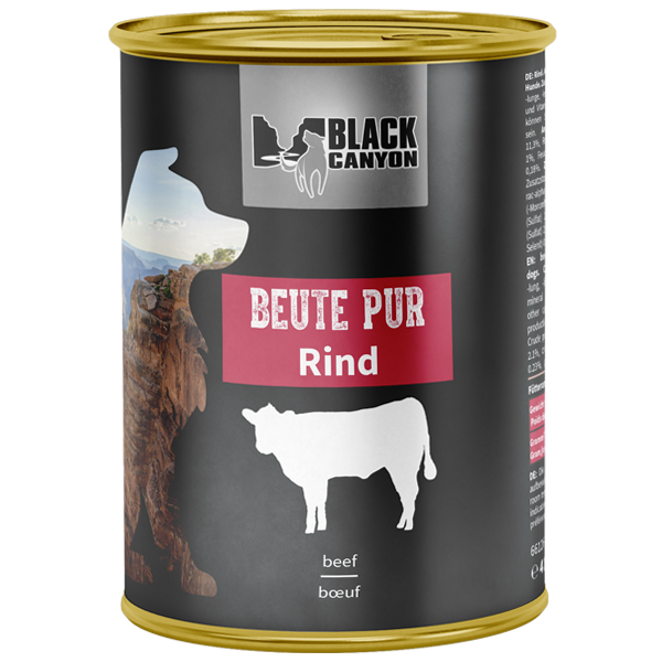 Black Canyon Dog Beute Pur - Rind