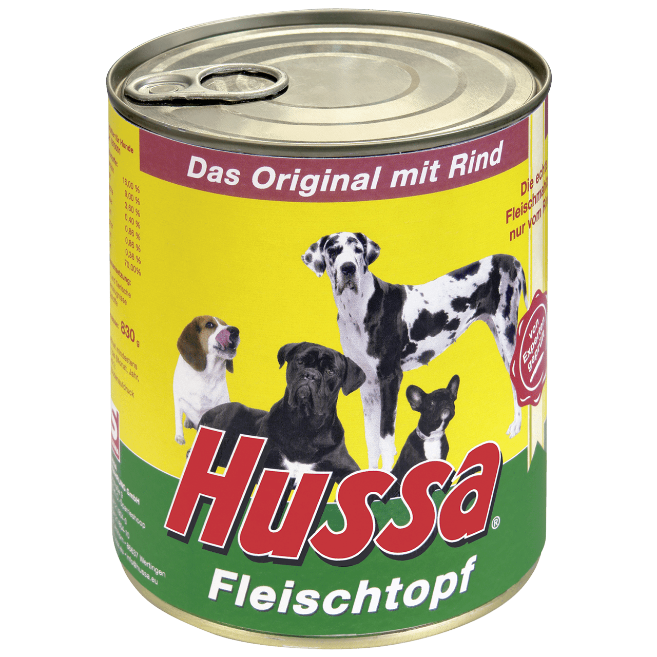 Hussa Fleischtopf Rind 12 x 800 gr.