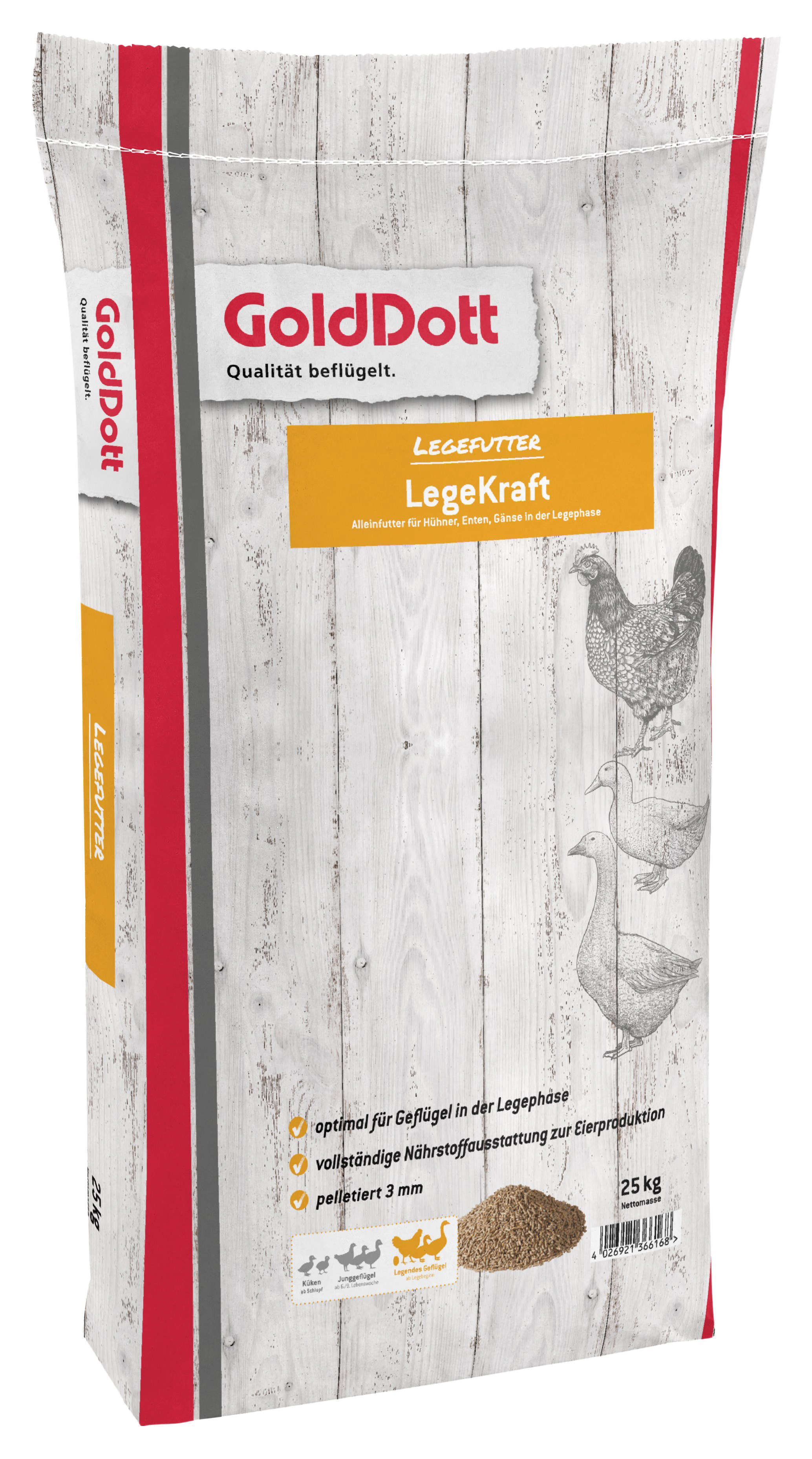 GoldDott LegeKraft pelletiert