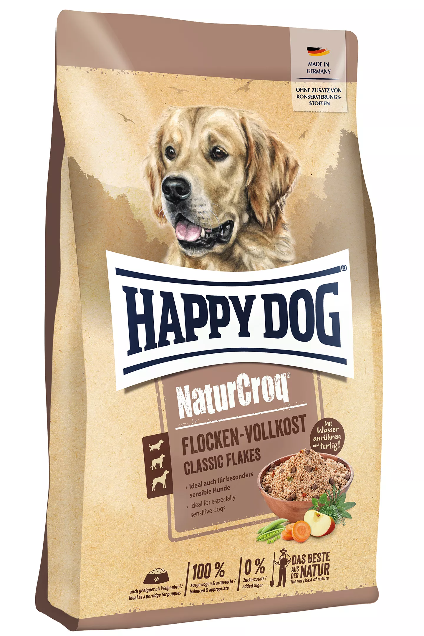 Hdog HDog NaturCroq Flocken Vollkost 10 kg im Shop