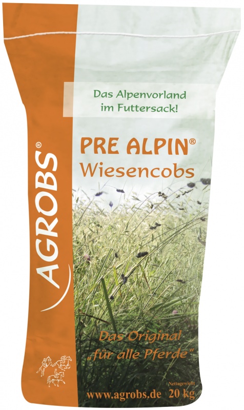 PRE ALPIN Wiesencobs – das Herzstück im Agrobs Produktsortiment. Agrobs PRE ALPIN Wiesencobs – natürliches Pferdefutter aus Degerndorf