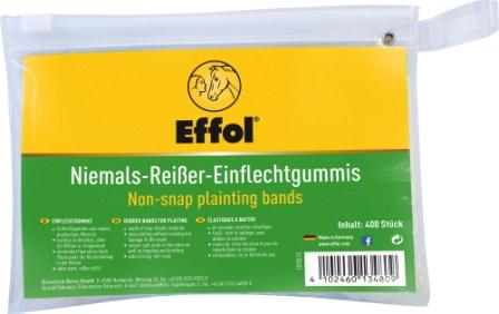 Effol Niemals-Reißer Einflechtgummis schwarz 400 St.