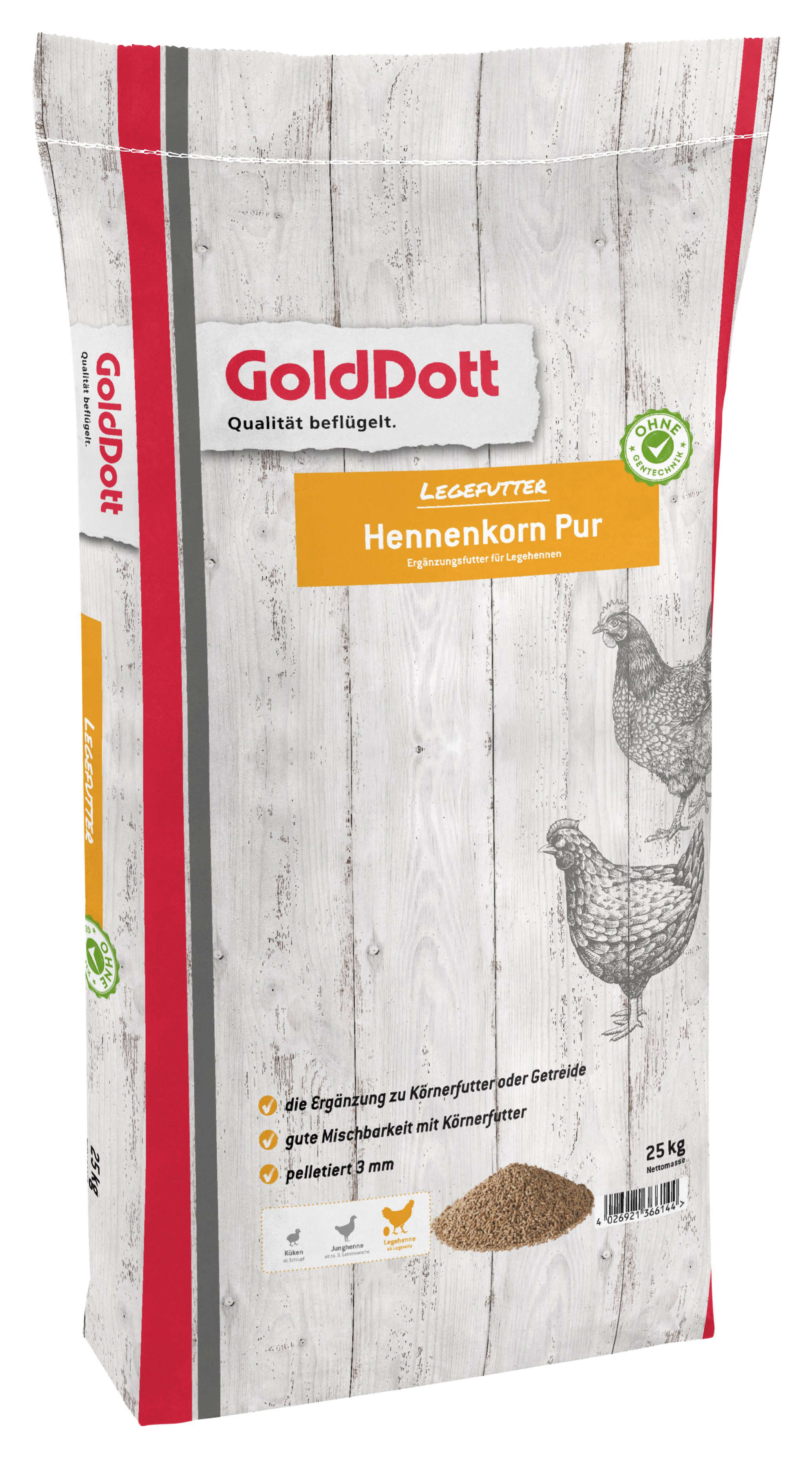 GoldDott Hennenkorn Pur