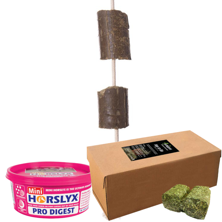 Winter-Aktiv-Bundle – Für Beschäftigung, gesunde Verdauung & flexible Raufutterversorgung 