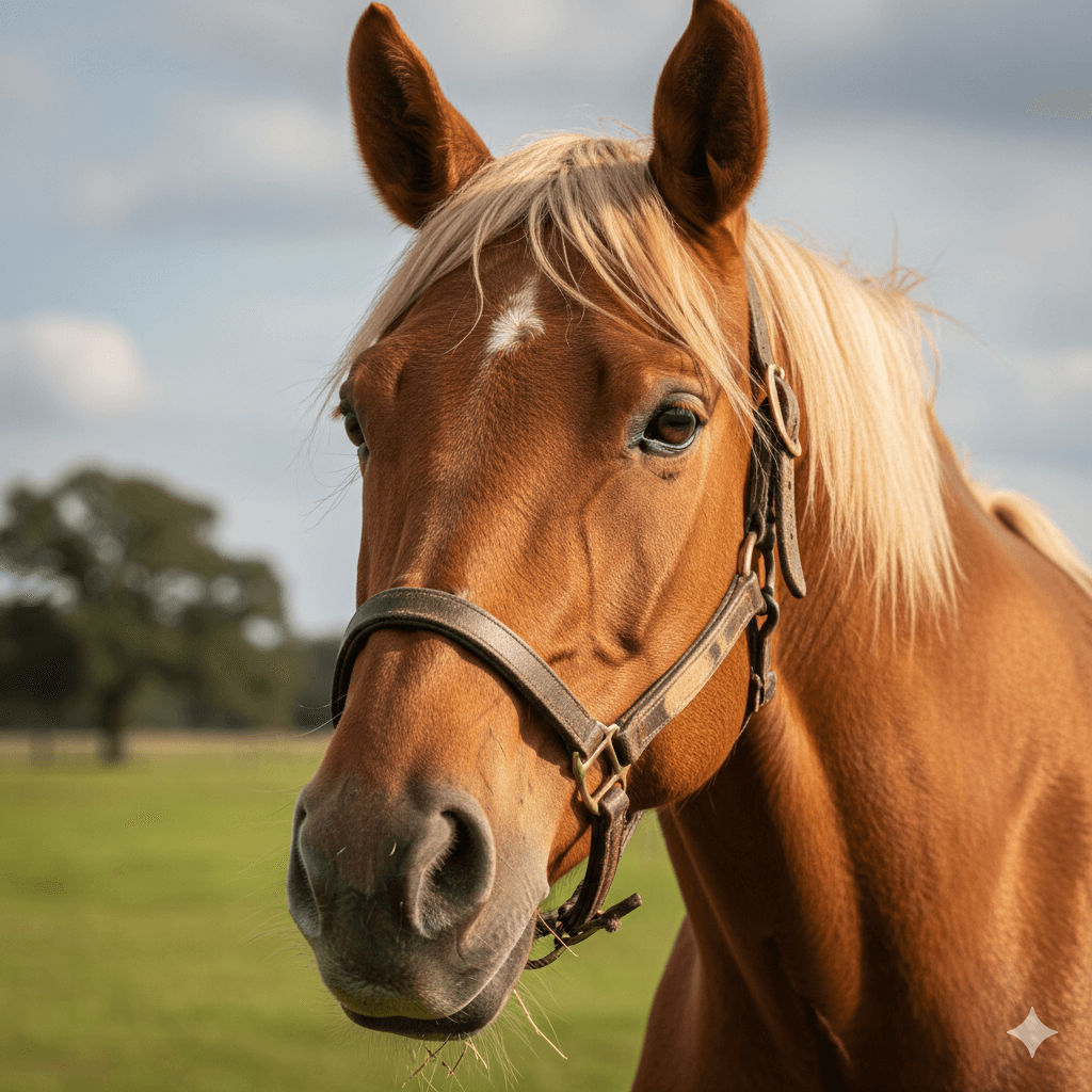 Pferd auf der Weide
