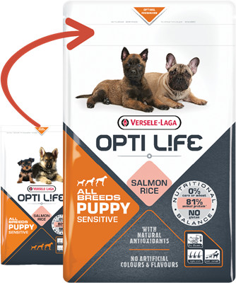Opti Life Puppy Sensitive All Breeds 2,5 kg