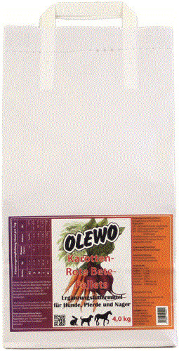 Olewo Karotten-Rote-Beete Pellets 4 kg