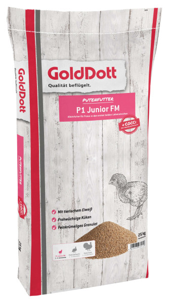 GoldDott P 1 Junior FM+Coc.gran. 25 kg
