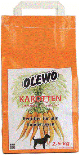 Olewo Karotten Pellets Hund 2,5 kg