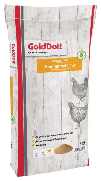 GoldDott Hennenmehl Pur 25 kg