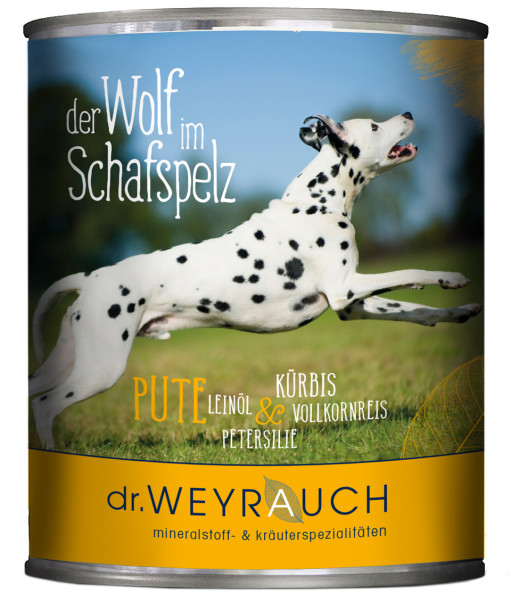 Dr. Weyrauch Wolf im Schafspelz Pute 6 x 820 gr.