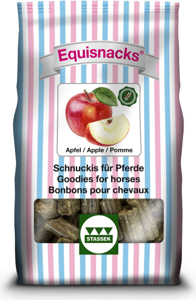 Stassek Equisnacks Apfel + Bergw. Getreidef. 1 kg